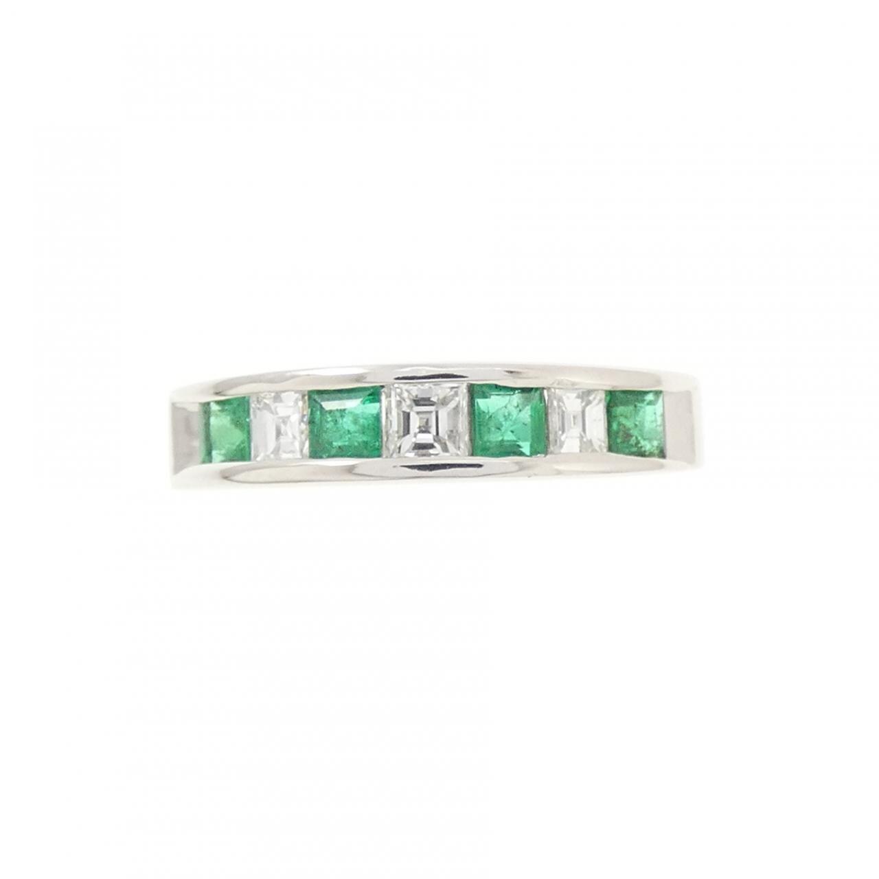 PT900 エメラルド リング 0.48CT