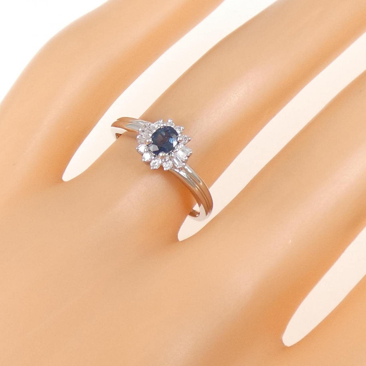 PT900 サファイヤ リング 0.25CT