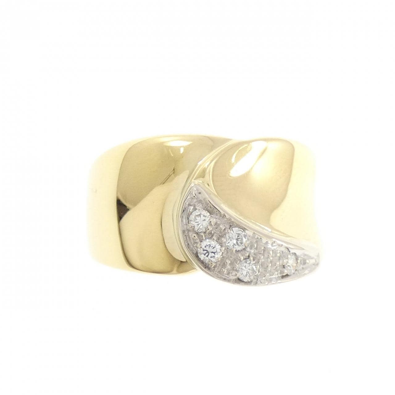 750YG/750WG ダイヤモンド リング 0.09CT
