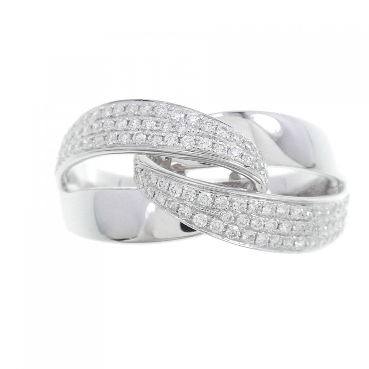 750WG pave Diamond ring