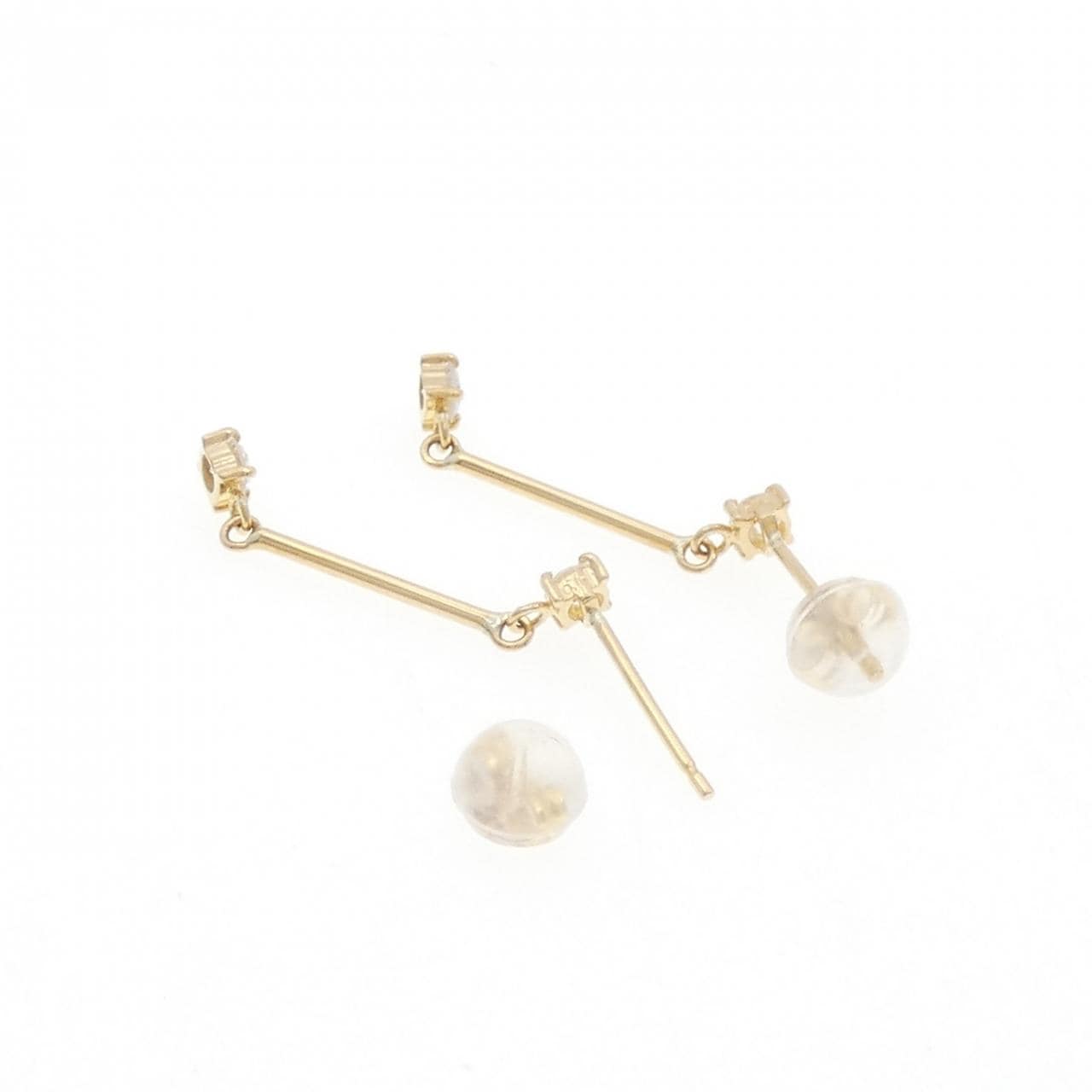K18YG ダイヤモンド ピアス 0.30CT