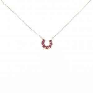 K10YG ルビー ネックレス