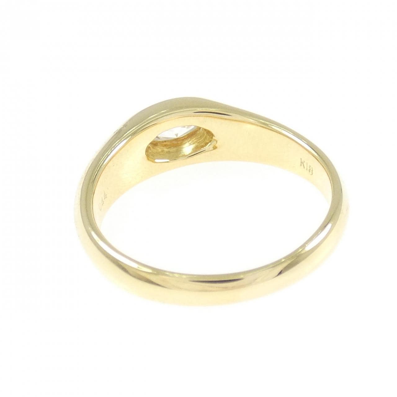 K18YG ダイヤモンド リング 0.44CT