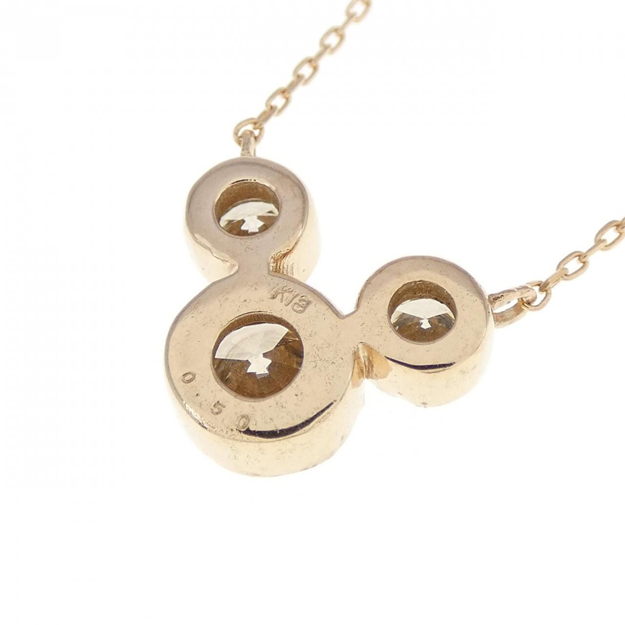 K18PG ダイヤモンド ネックレス 0.50CT