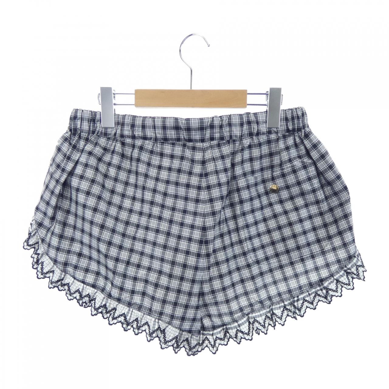ルイヴィトン LOUIS VUITTON チェックラッフルディテールミニ FNPB02MQ5 ショートパンツ