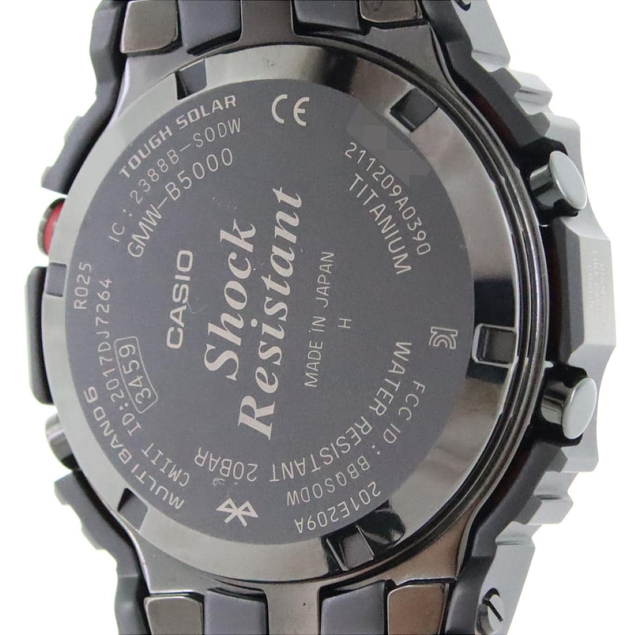 カシオ G-SHOCK 電波時計 GMW-B5000TVA-1JR TI ソーラークォーツ