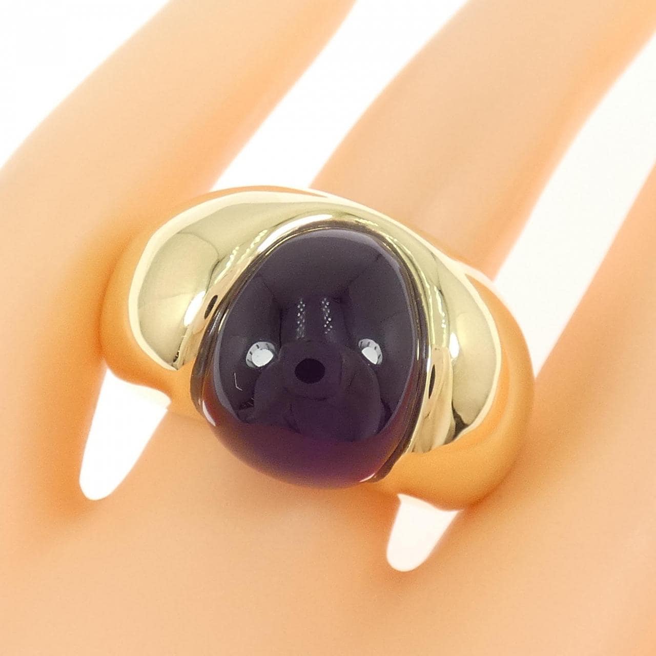 K18YG アメジスト リング