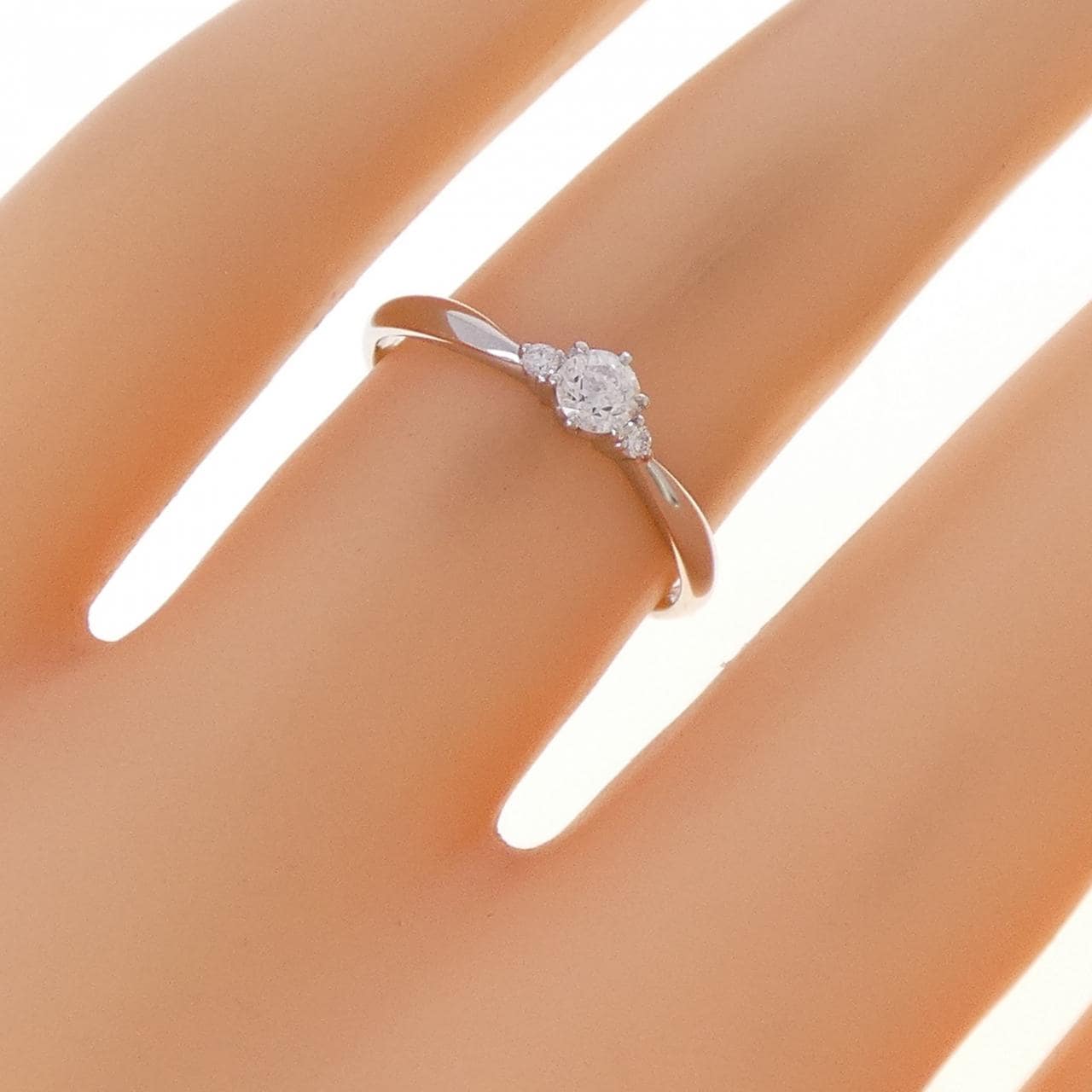 PT900 ダイヤモンド リング 0.138CT