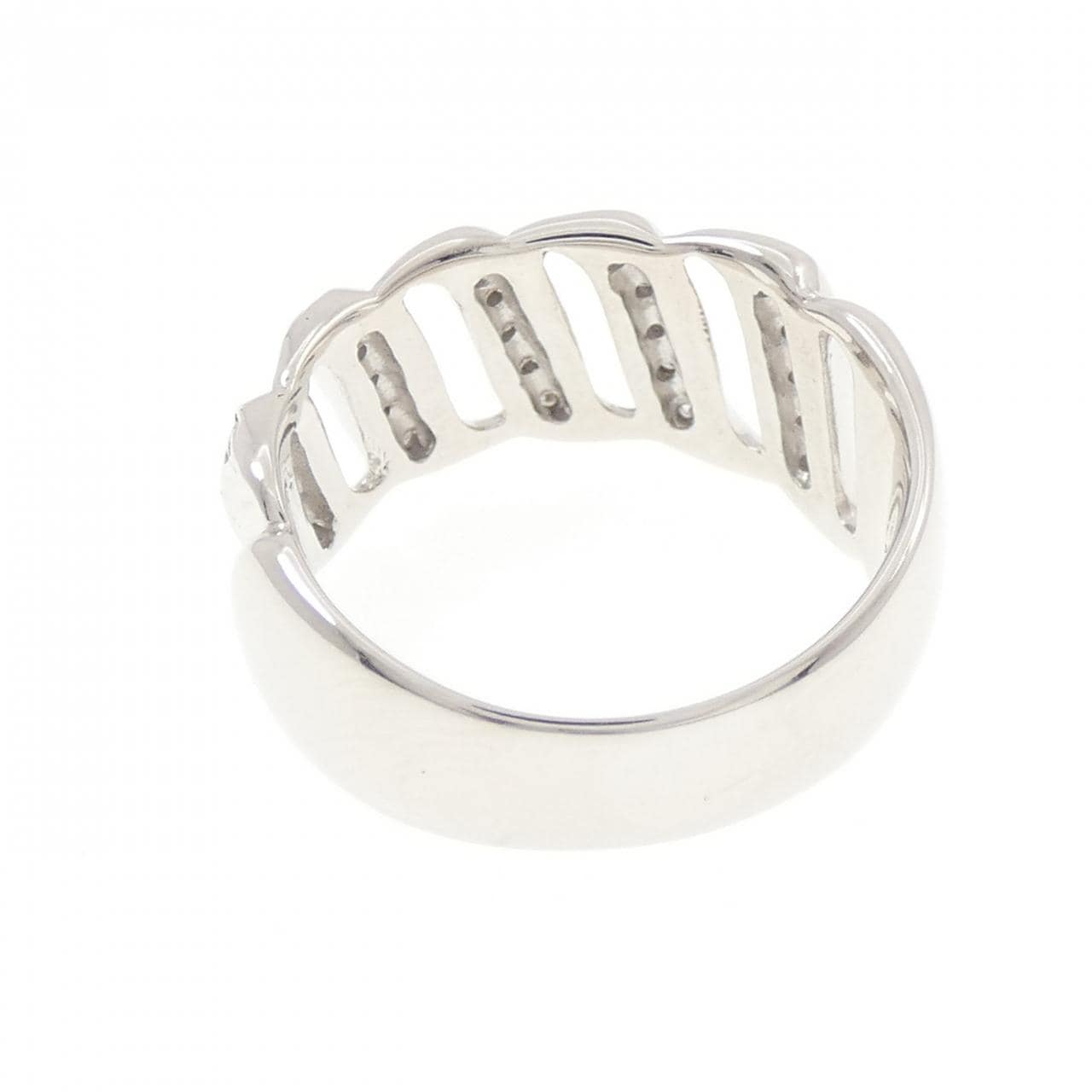 K18WG ダイヤモンド リング 0.25CT