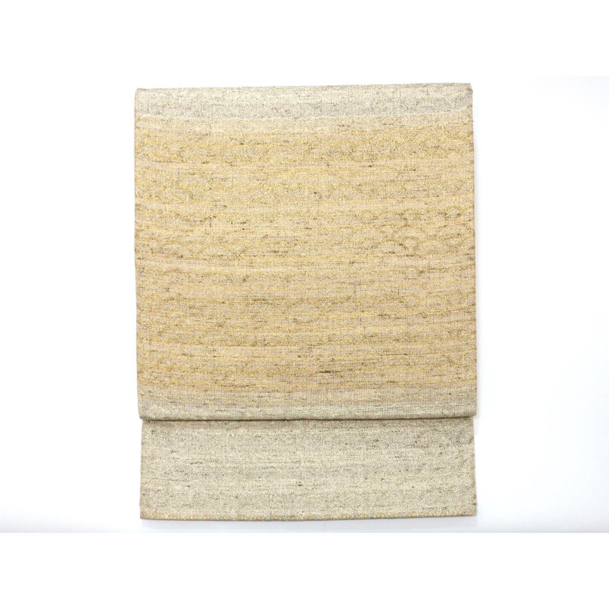 【未使用品】袋帯　リバーシブル　ねん金綴錦【桝屋高尾】