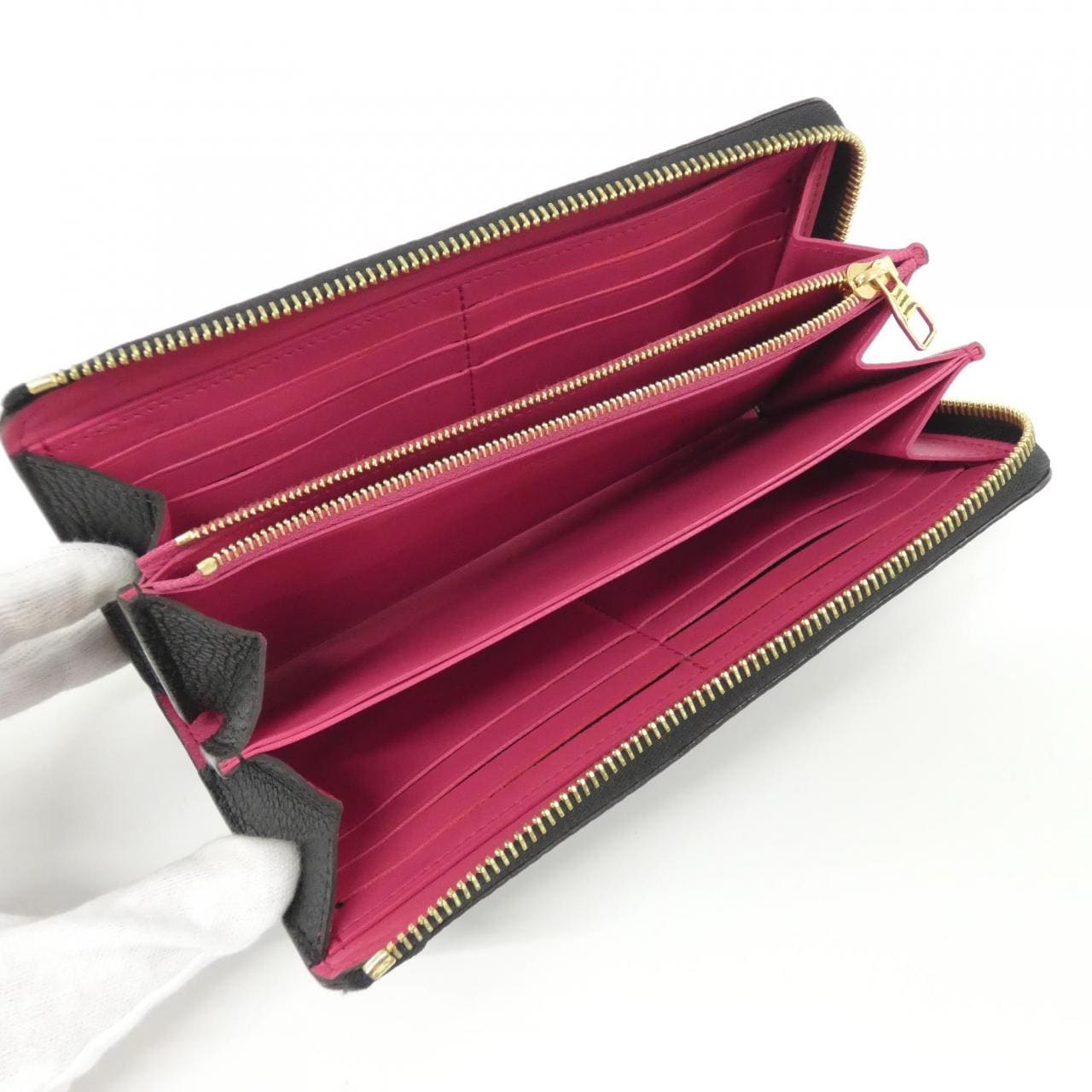 LOUIS VUITTON Taurillon Portefeuil Comet M63102 钱包