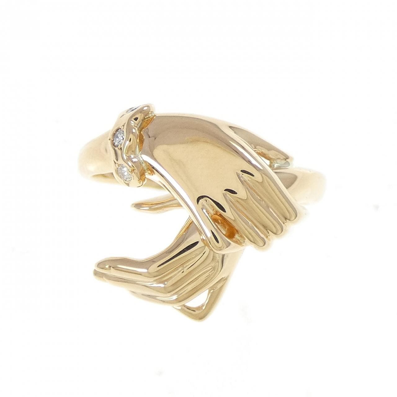 K18PG ハンド ダイヤモンド リング 0.024CT