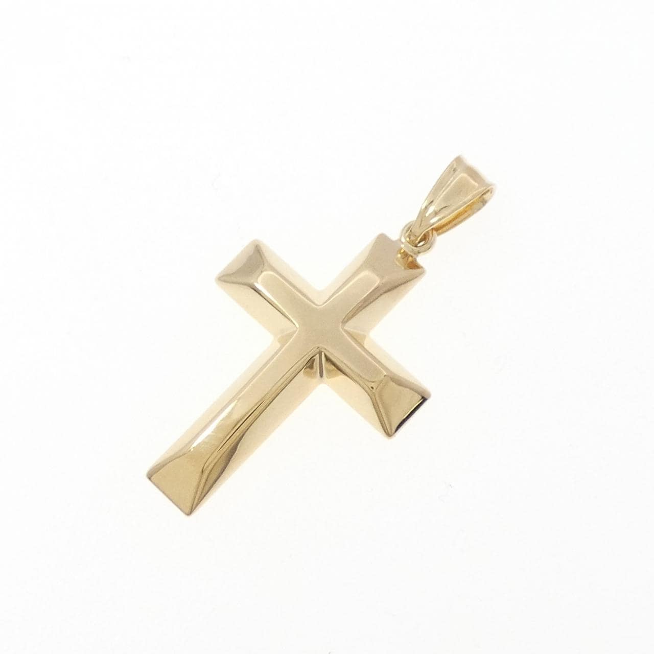 K18YG cross pendant