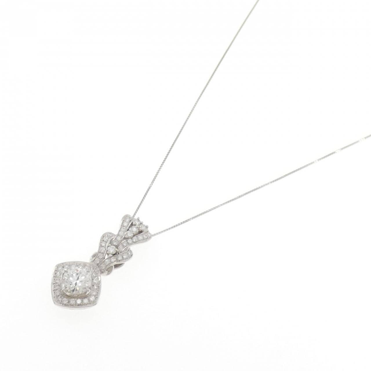 PT900/PT850 ダイヤモンド ネックレス 1.020CT D VVS2 3EXT H&C