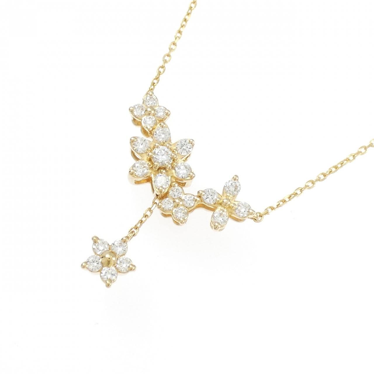 ポンテヴェキオ フラワーワルツ ネックレス 0.33CT