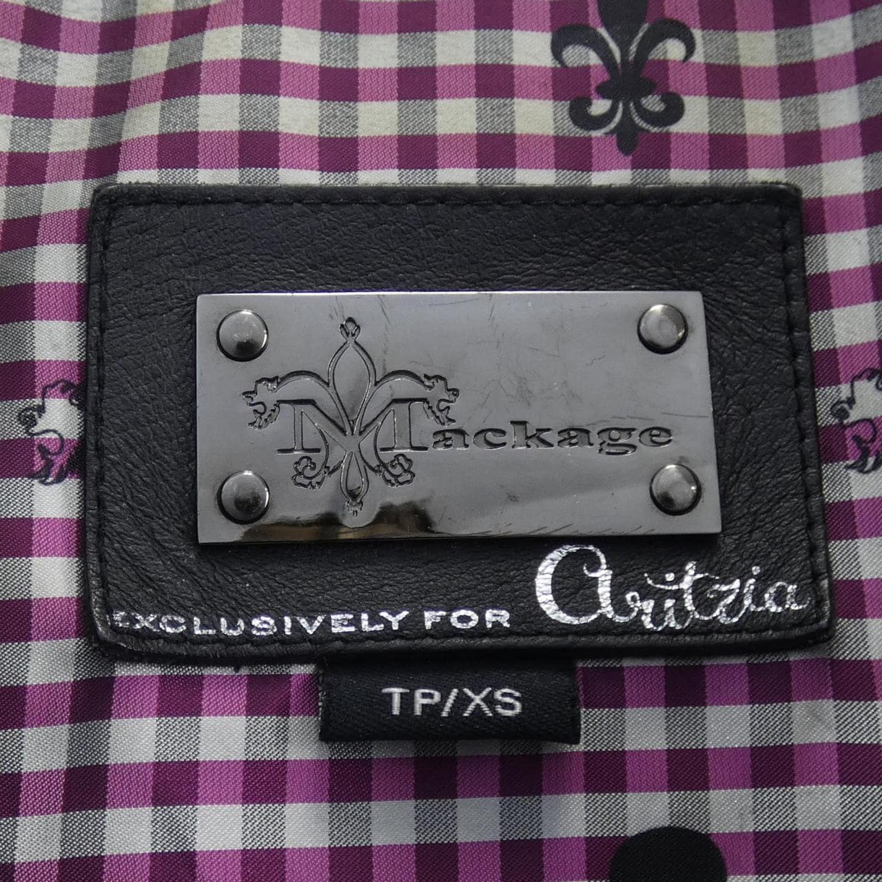 マッカージュ MACKAGE レザーライダースジャケット