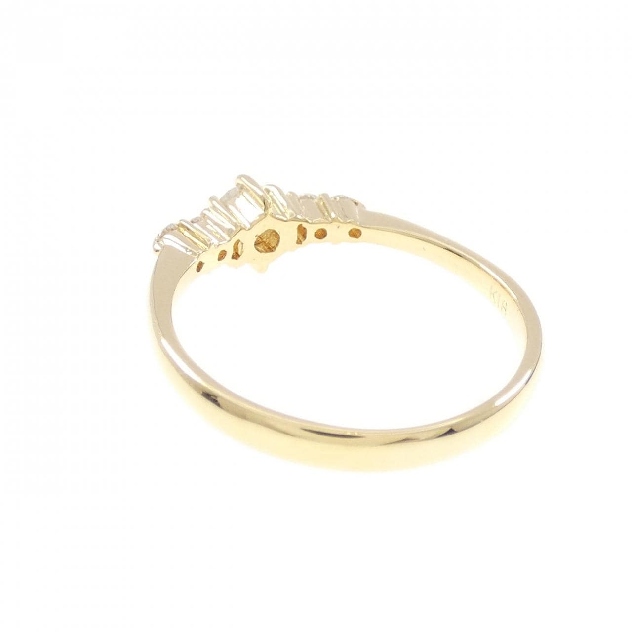 K18YG ダイヤモンド リング 0.22CT