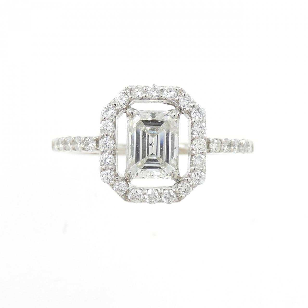 PT950 ダイヤモンド リング 0.703CT