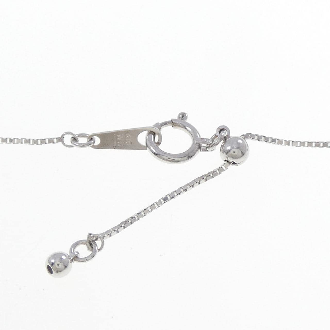 K18WG/K18BG クロス ダイヤモンド ネックレス 1.00CT