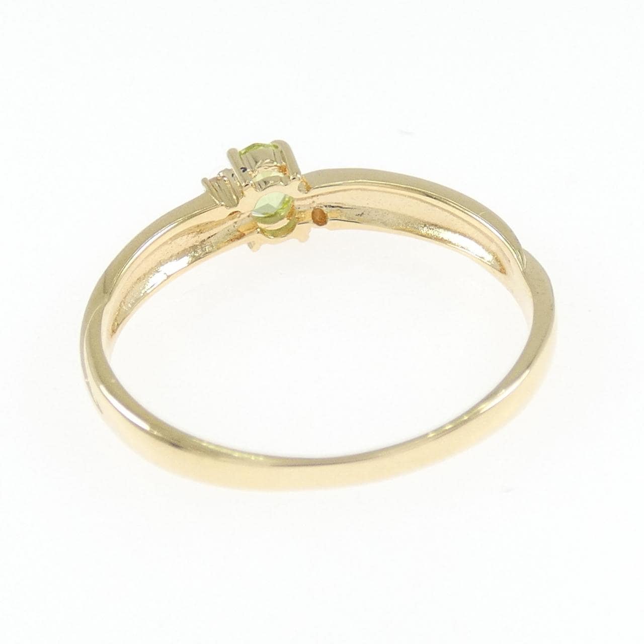 K18YG ペリドット リング