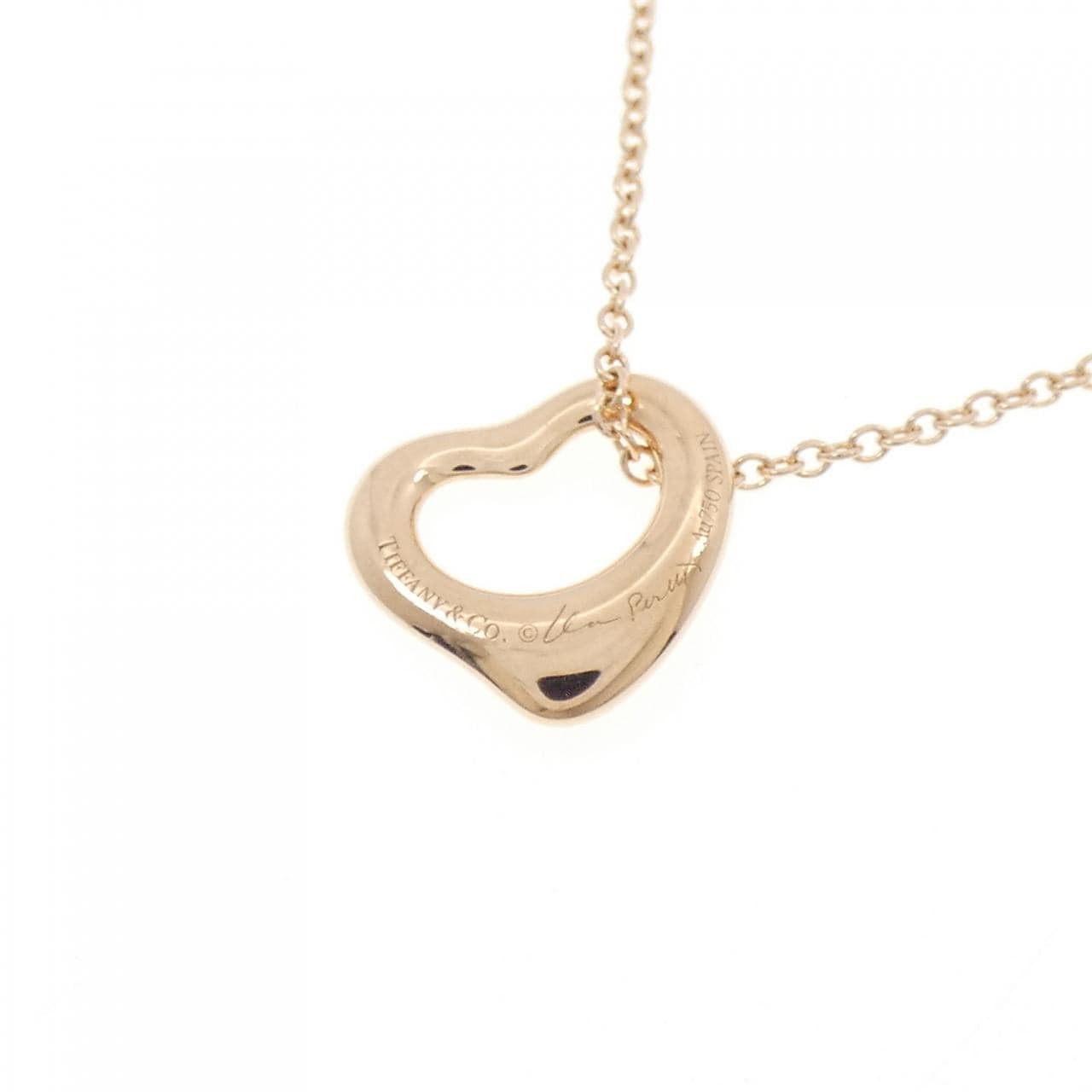 ティファニー オープンハート ネックレス