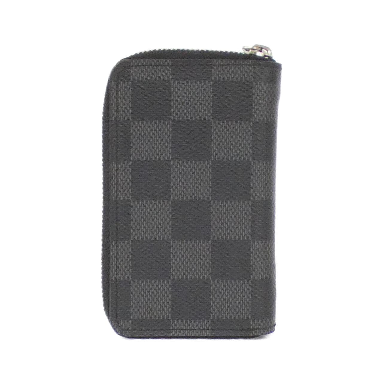 LOUIS VUITTON Damier 石墨拉链零錢包 N63076 INCASE