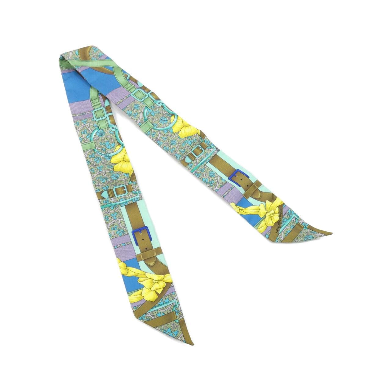 エルメス GRAND MANEGE FLEURI ツイリー 063065S スカーフ