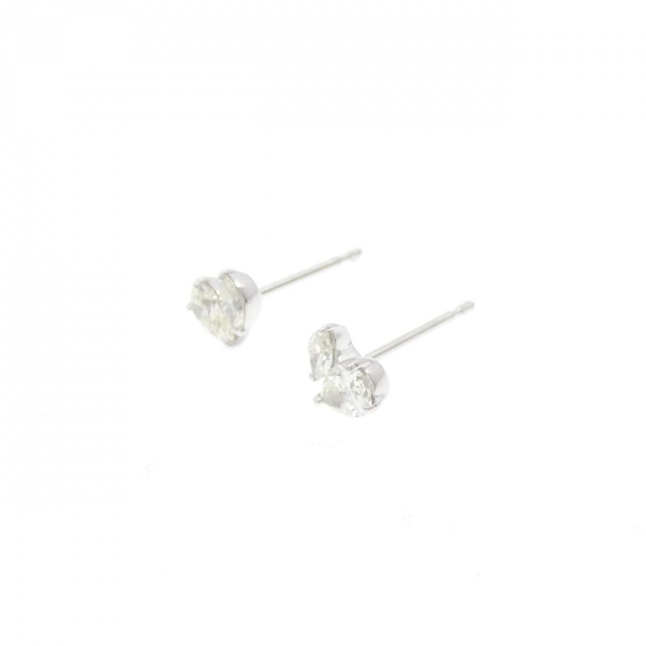 【新品】PT900 ダイヤモンド ピアス 0.52CT