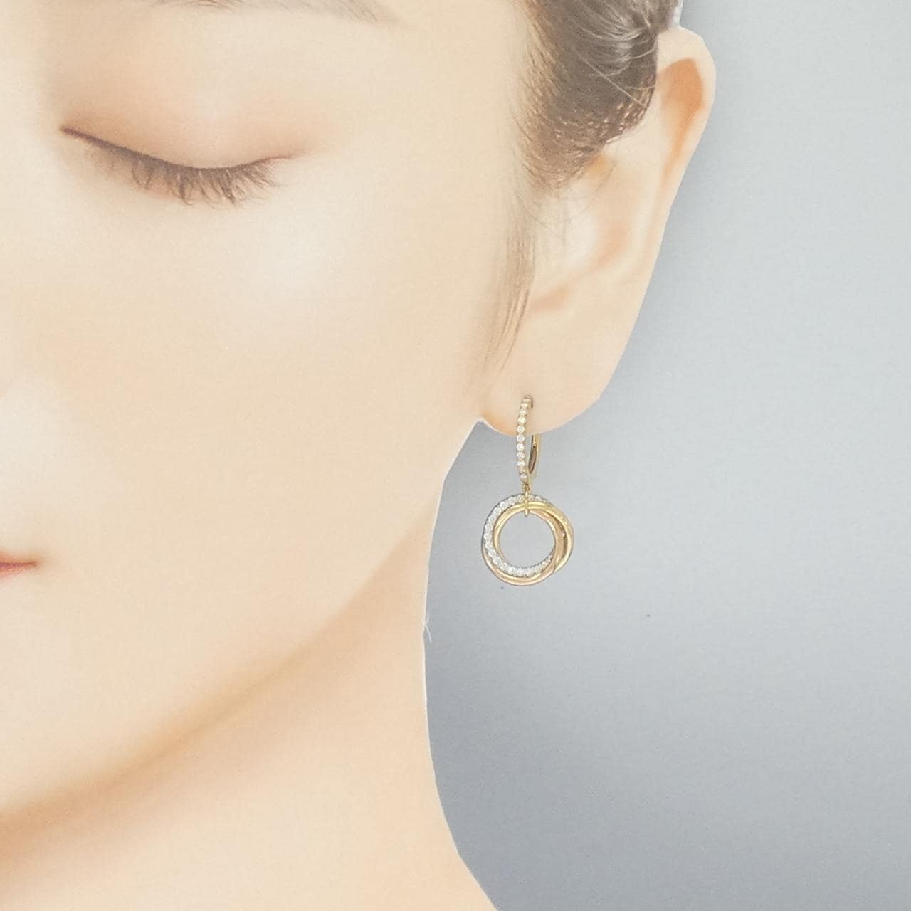 Cartier Trinity耳環