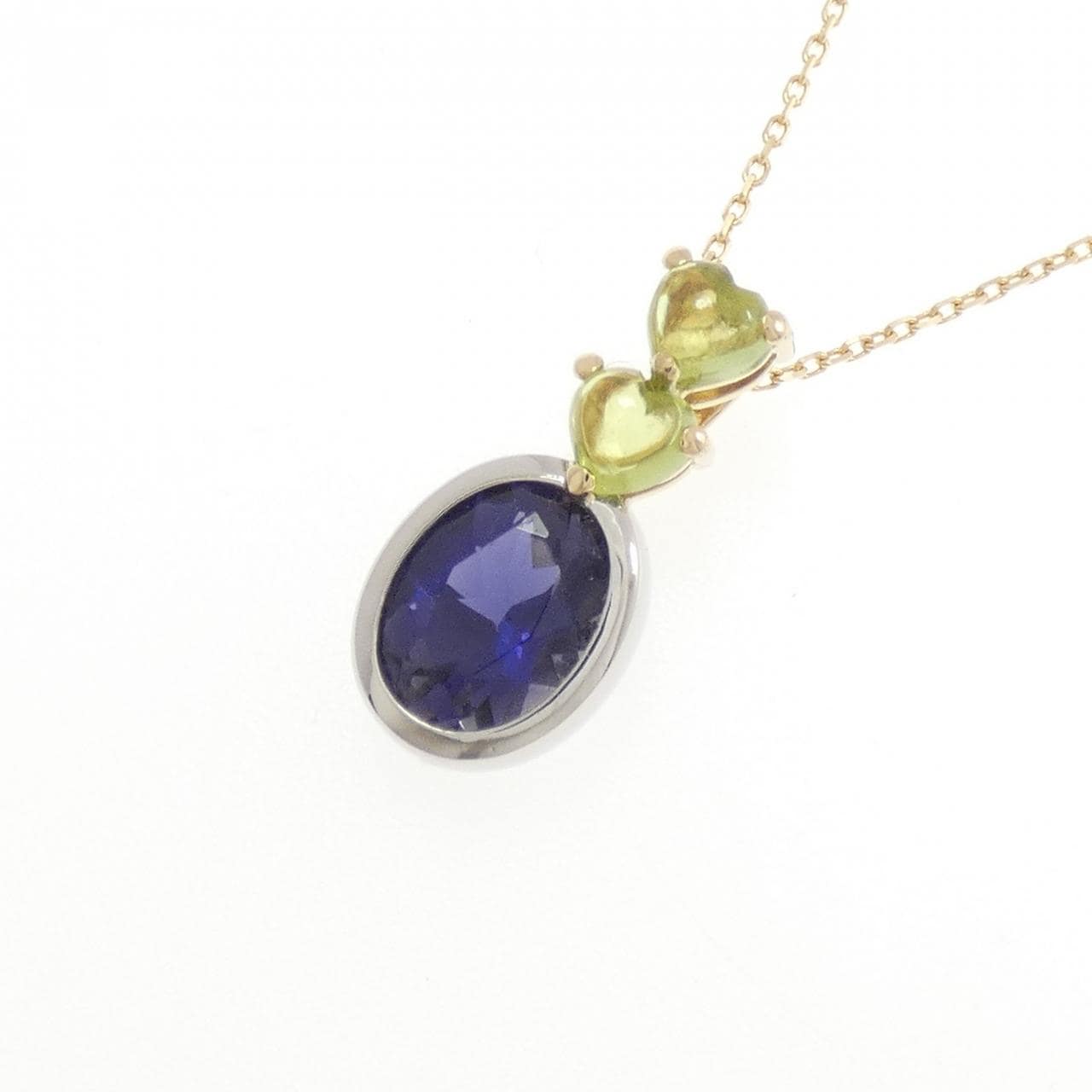 PT900/K18YG发光项链1.00CT