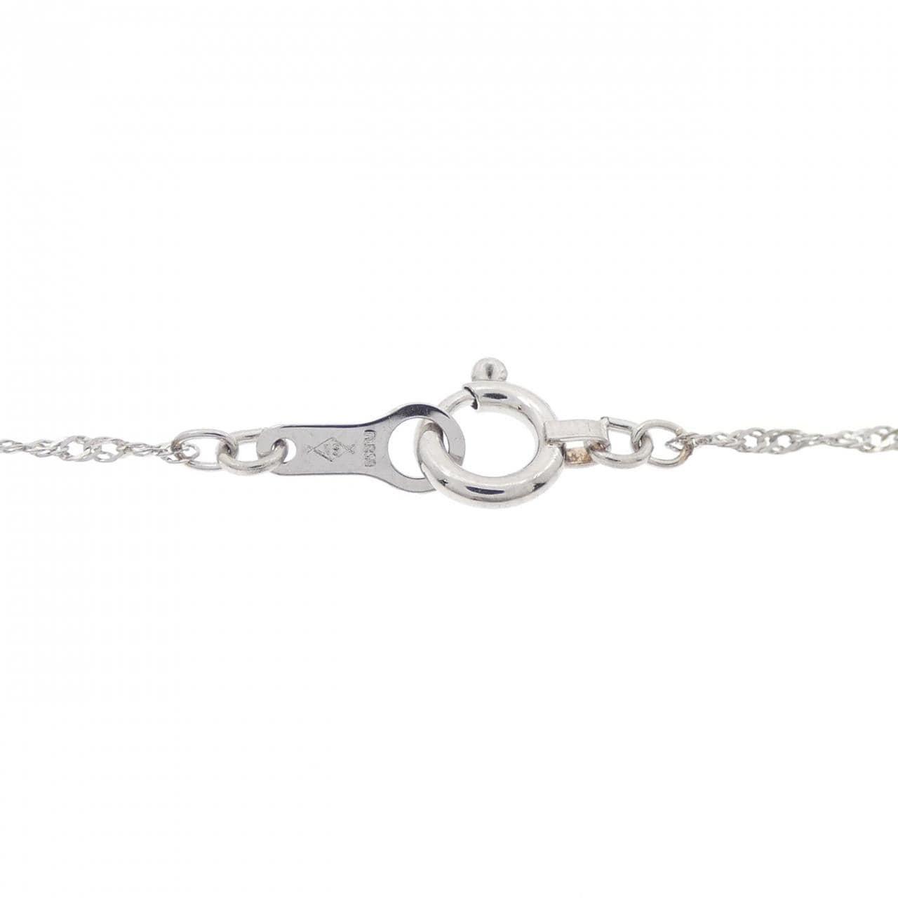 PT Heart Blue Topaz Necklace