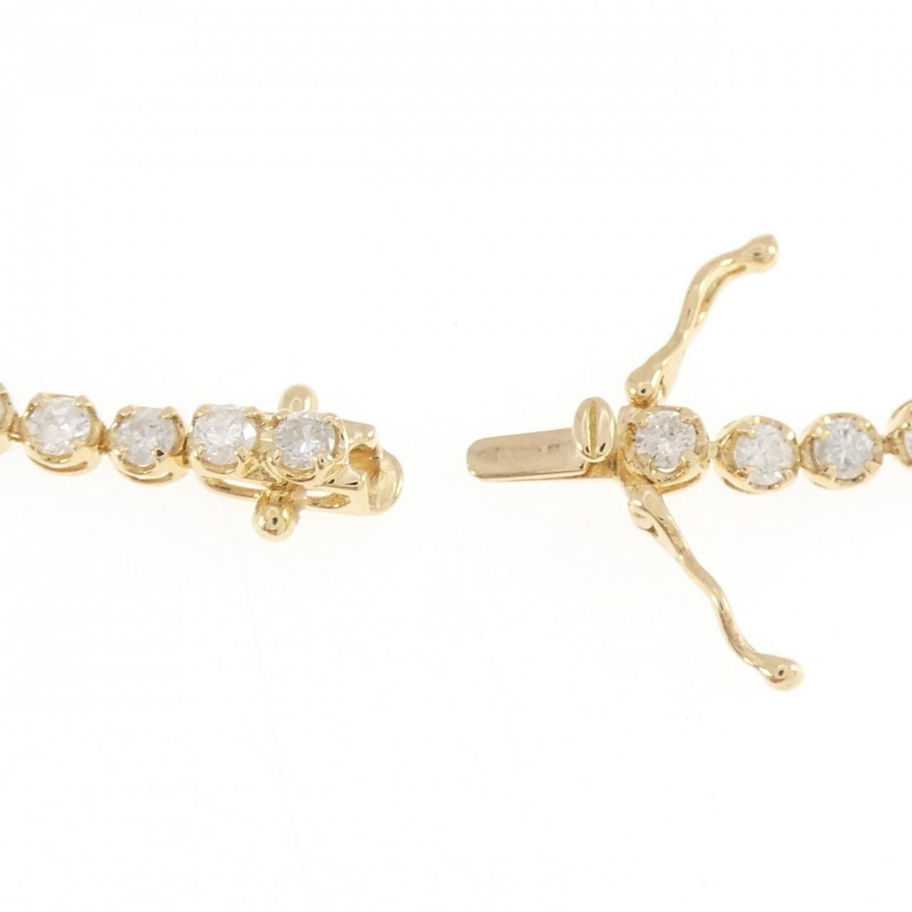 K18YG ダイヤモンド ブレスレット 2.00CT