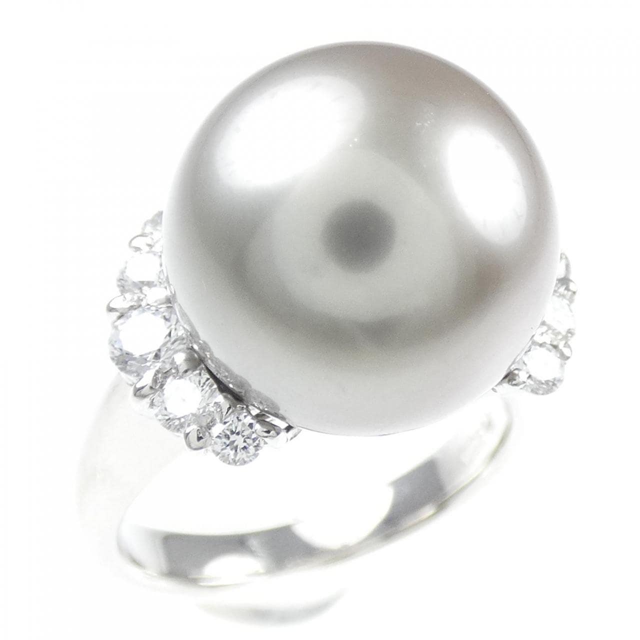 PT Black Butterfly Pearl Ring 13.6mm