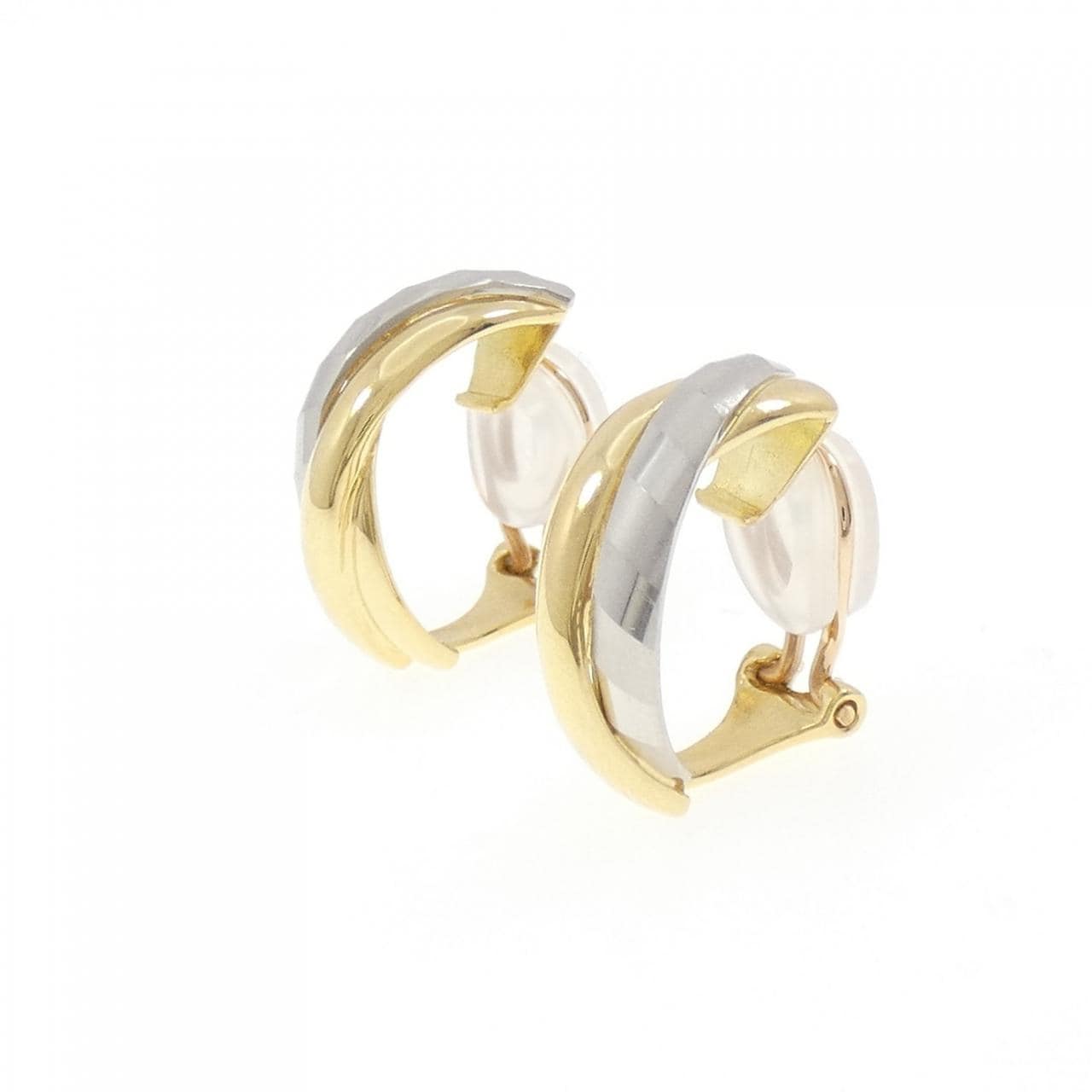 K18YG/PT900 イヤリング