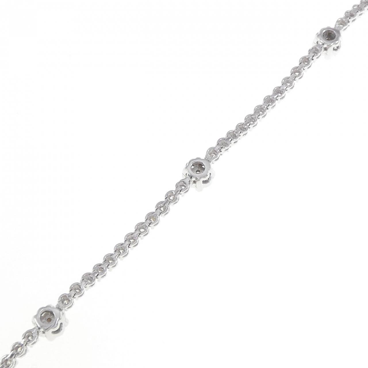 K18WG Diamond bracelet 1.50CT
