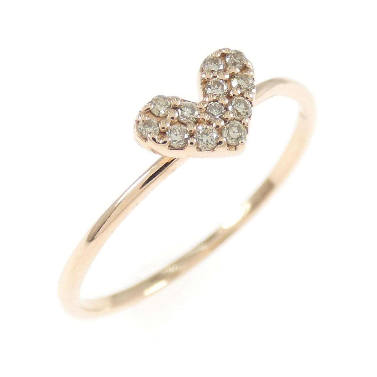 K10PG ハート  リング