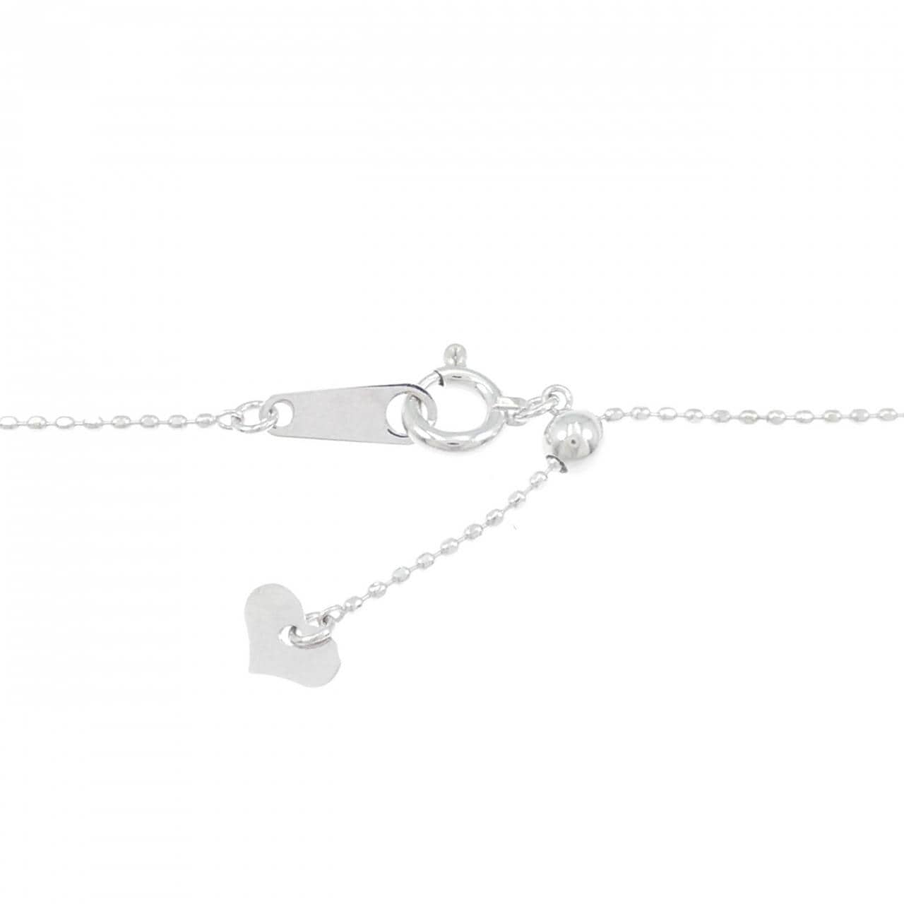 K18WG ダイヤモンド ネックレス 0.70CT