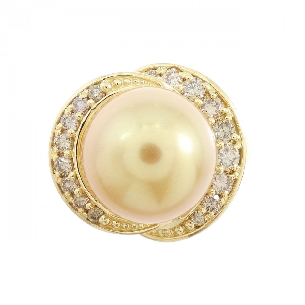 ジーエスティービー 白蝶パール リング 11.7mm