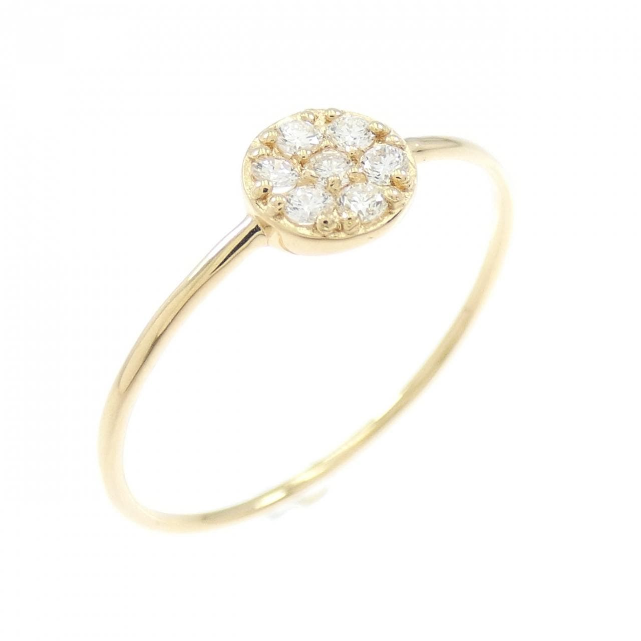 【リメイク】K18YG ダイヤモンド リング 0.10CT