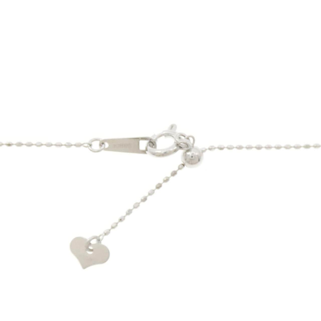 K18WG クロス ダイヤモンド ネックレス 0.30CT