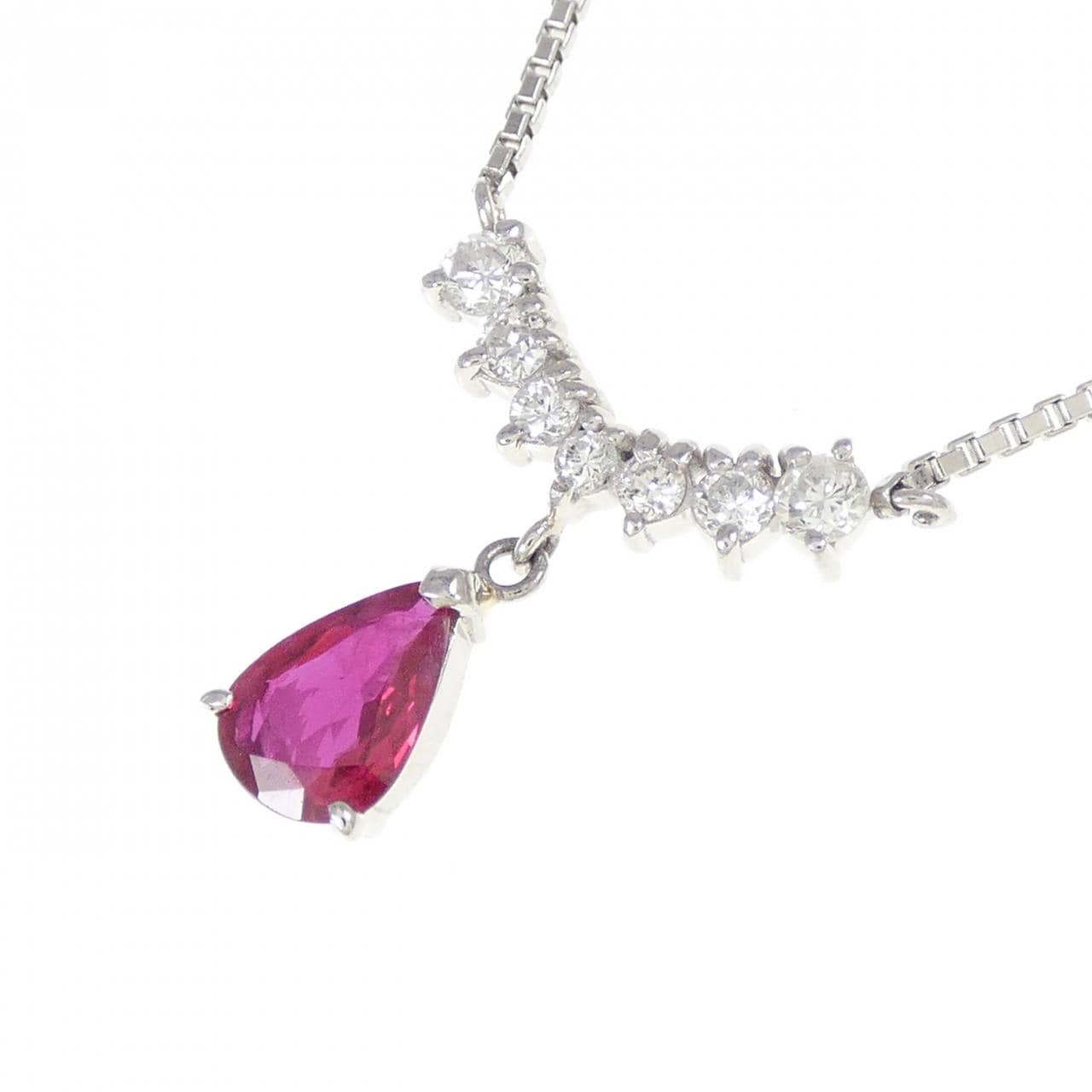 PT900/PT850红宝石项链0.55CT
