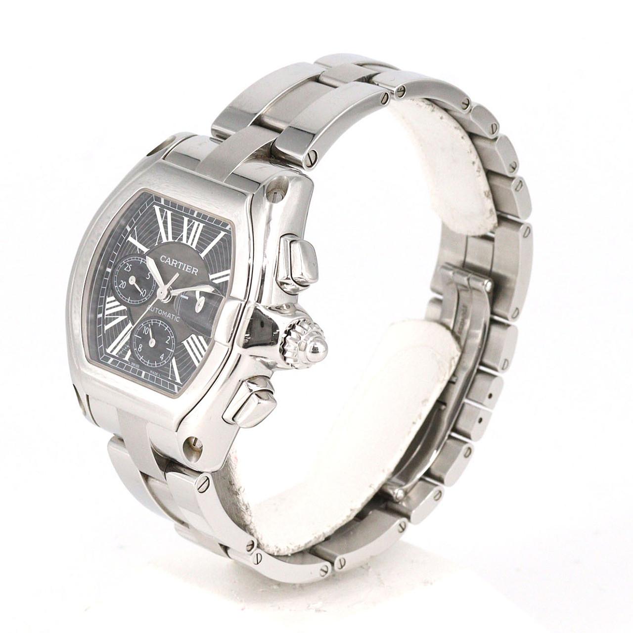 【ノーメンテナンス還元価格】カルティエ ロードスタークロノグラフXL W62020X6 SS 自動巻