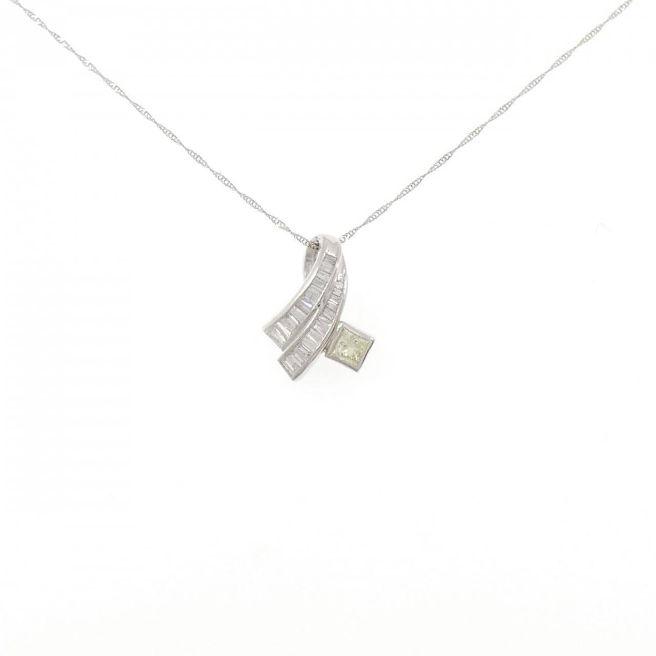 PT900/PT850 ダイヤモンド ネックレス 0.52CT