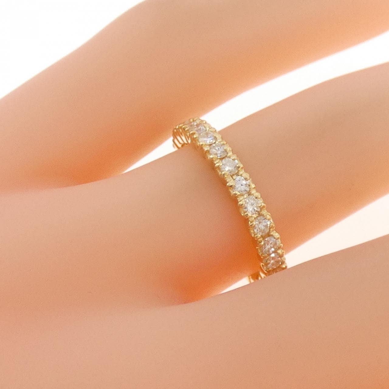 K18YG ダイヤモンド リング 0.52CT