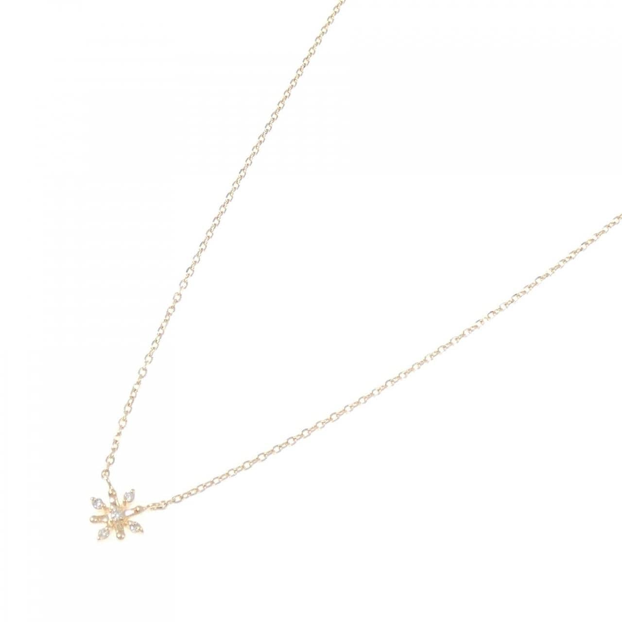 アガット ダイヤモンド ネックレス 0.03CT