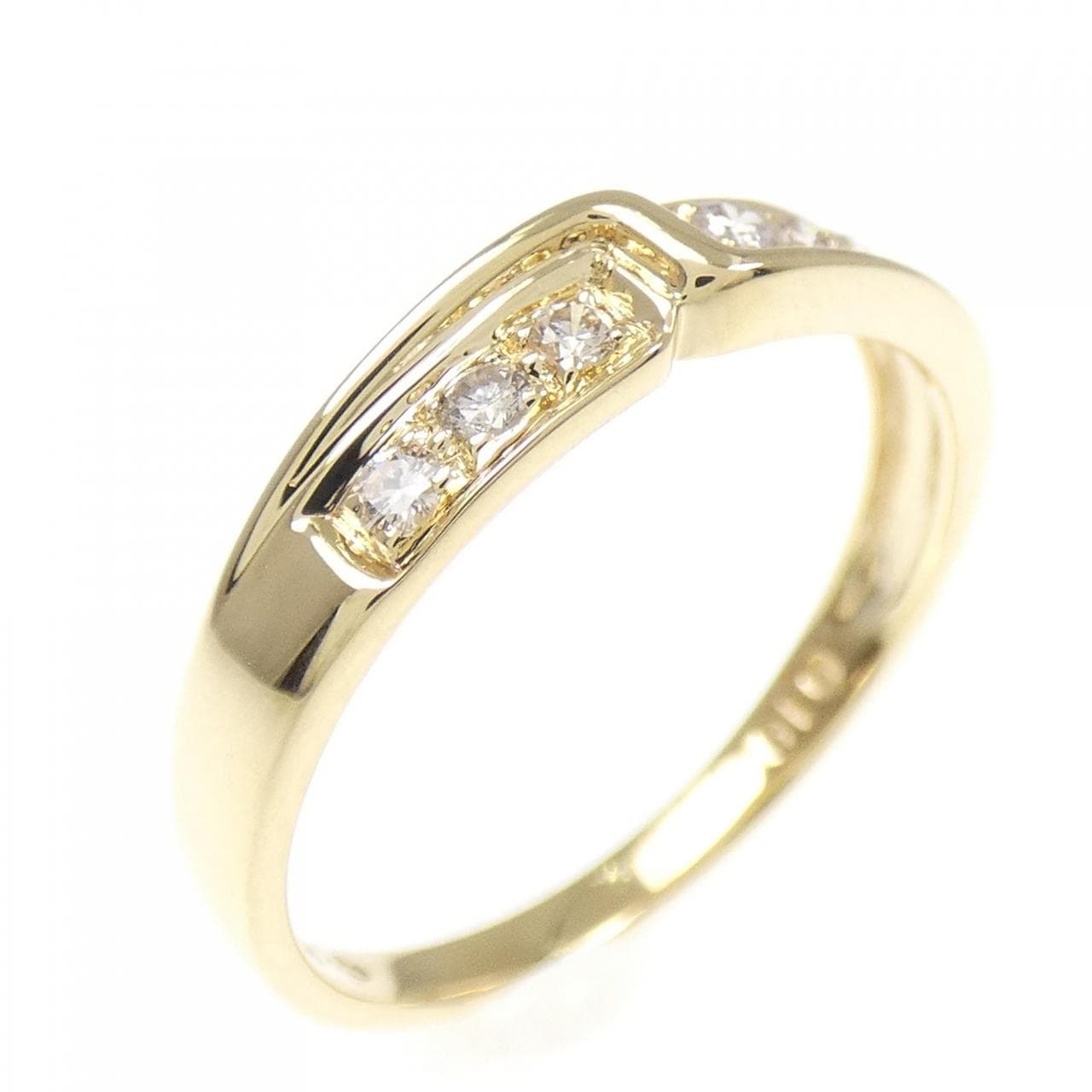 K18YG ダイヤモンド リング 0.10CT