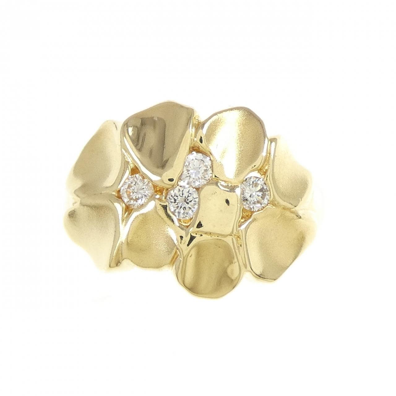 K18YG ダイヤモンド リング 0.21CT