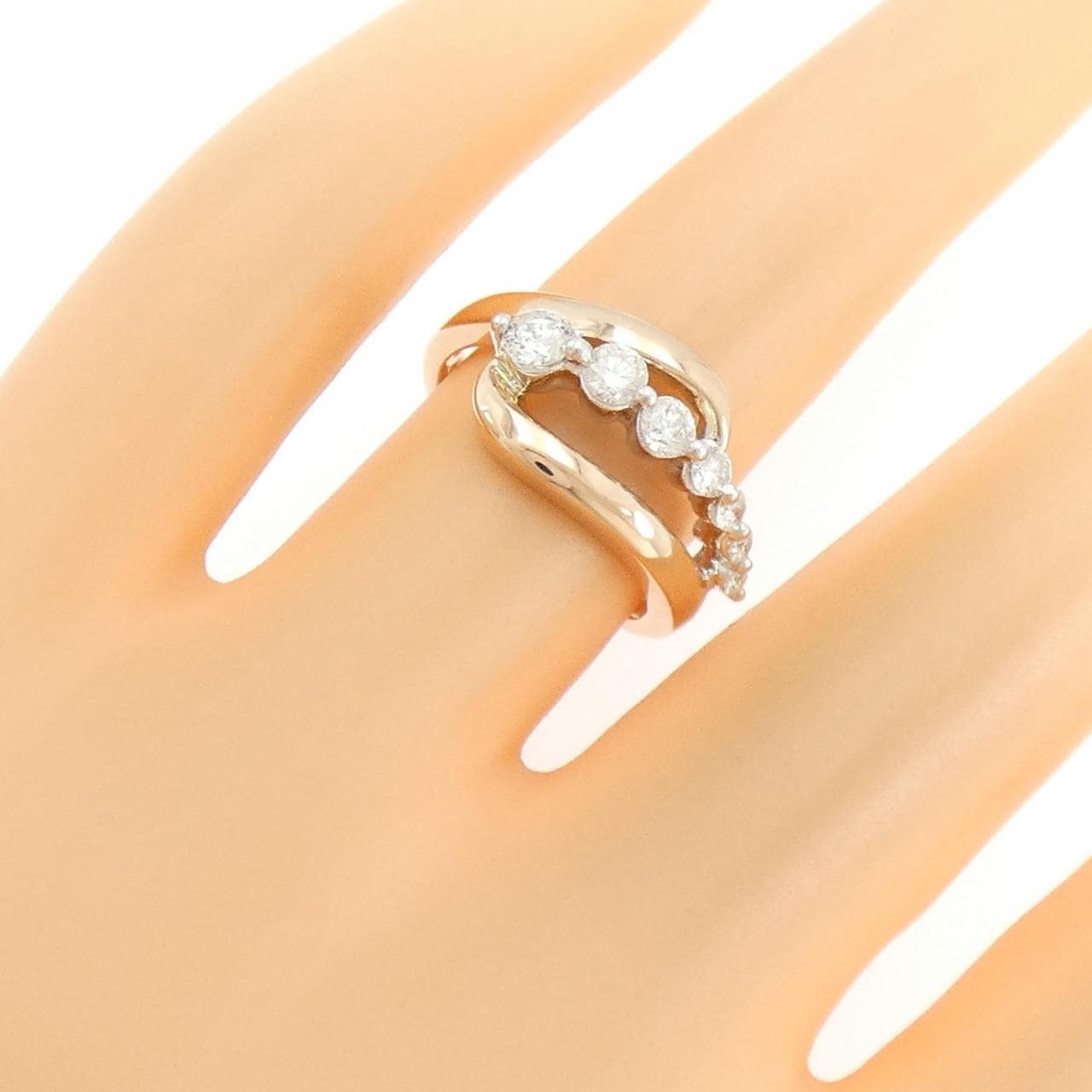 K18PG/K18WG ダイヤモンド リング 0.50CT