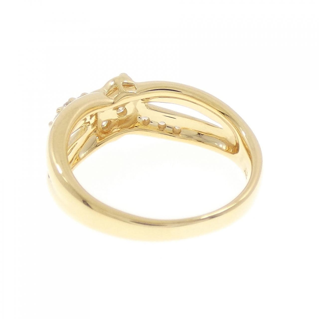 K18YG ダイヤモンド リング 0.30CT