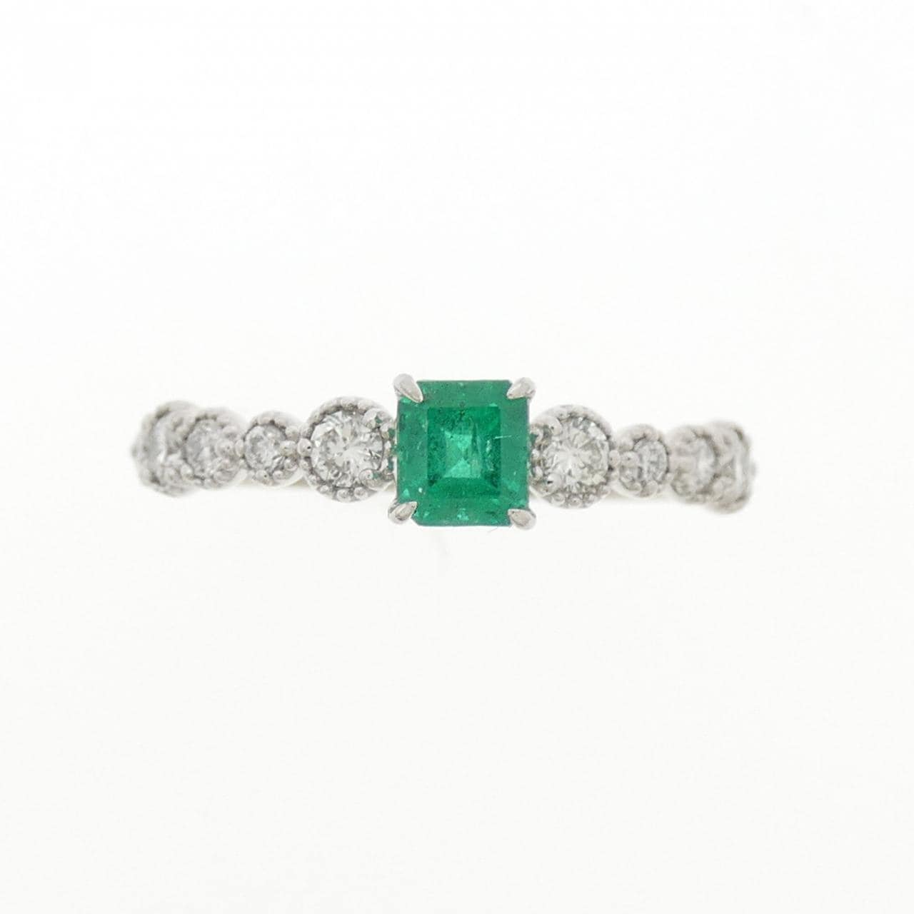 PT900 エメラルド リング 0.32CT